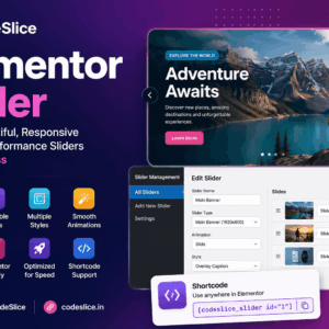 CodeSlice Elementor Slider for WordPress